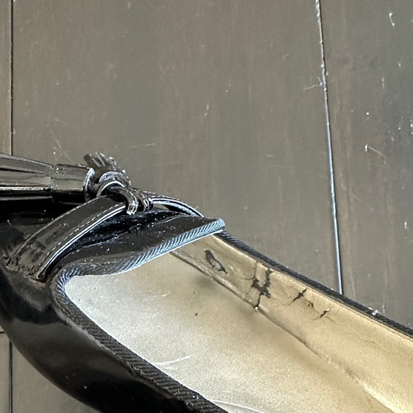 Coach Black Tassel Flats - Picture 7 of 10